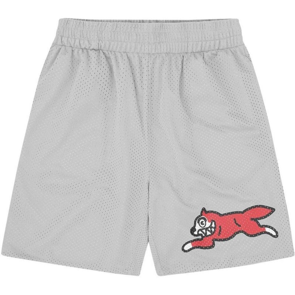 ICECREAM Mens Mesh Dog Shorts / Gray
